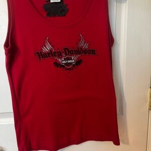 Harley-Davidson Red Tank Top